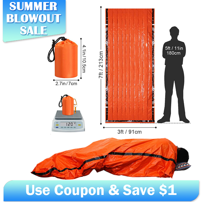 Emergency Mylar Tent - 비상용 마일라 침낭 열 방수 -